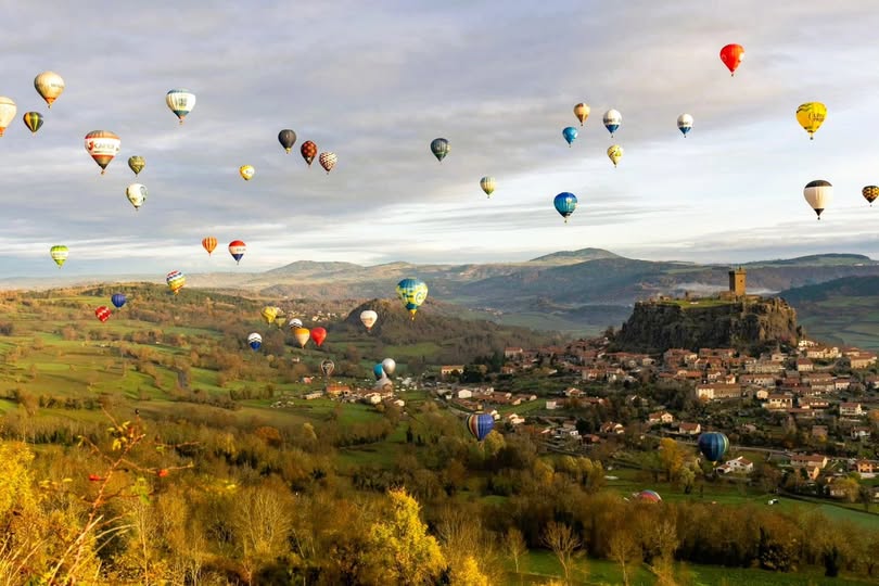 Montgolfière en Velay
