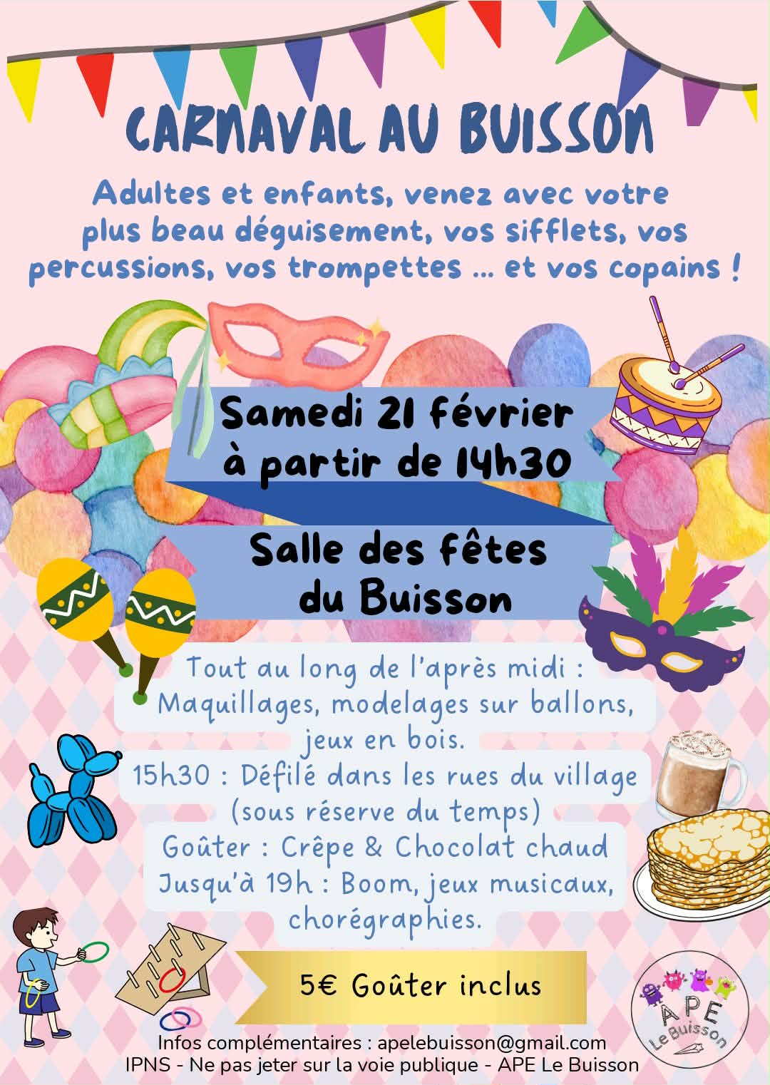 CARNAVAL AU BUISSON
