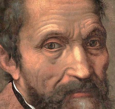 Daniele da Volterra (Daniele Ricciarelli) (Italian, Volterra 1509–1566 Rome).Michelangelo Buonarroti (1475–1564), probably ca. 1544.Oil on wood; 34 3/4 x 25 1/4 in. (88.3 x 64.1 cm).The Metropolitan Museum of Art, New York, Gift of Clarence Dillon, 19