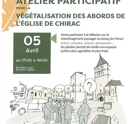 04.05_atelier participatif pour la vegetalisation des abords de l'église de chirac