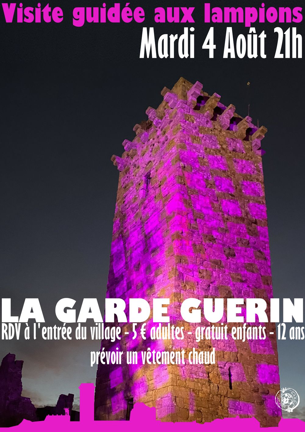 VISITE AUX LAMPIONS DE LA GARDE-GUÉRIN — visuel événement