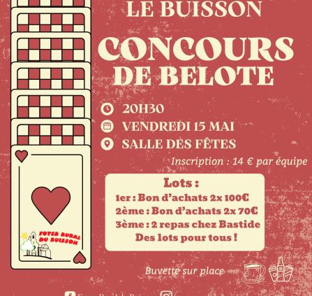 05-15 concours de belote Le Buisson