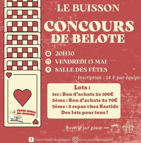 05-15 concours de belote Le Buisson