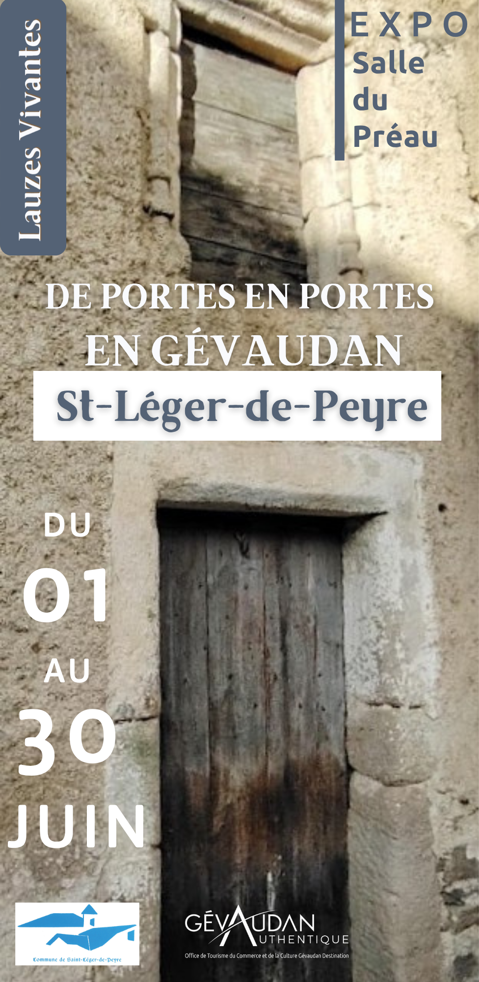 EXPO DE PORTES EN PORTES EN GÉVAUDAN — visuel événement
