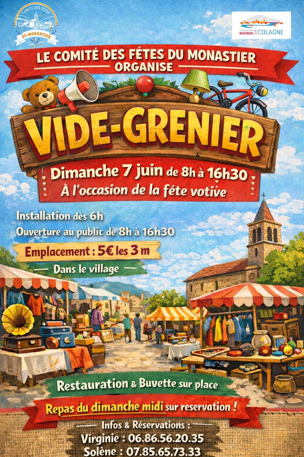 VIDE GRENIER — visuel événement