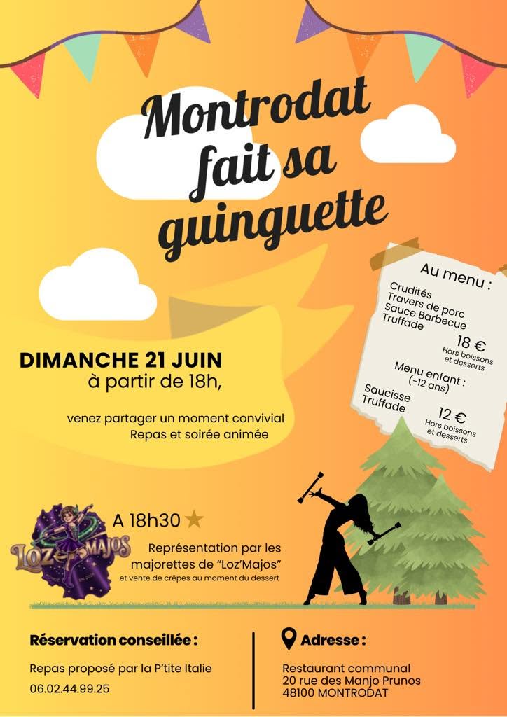 MONTRODAT FAIT SA GUINGUETTE