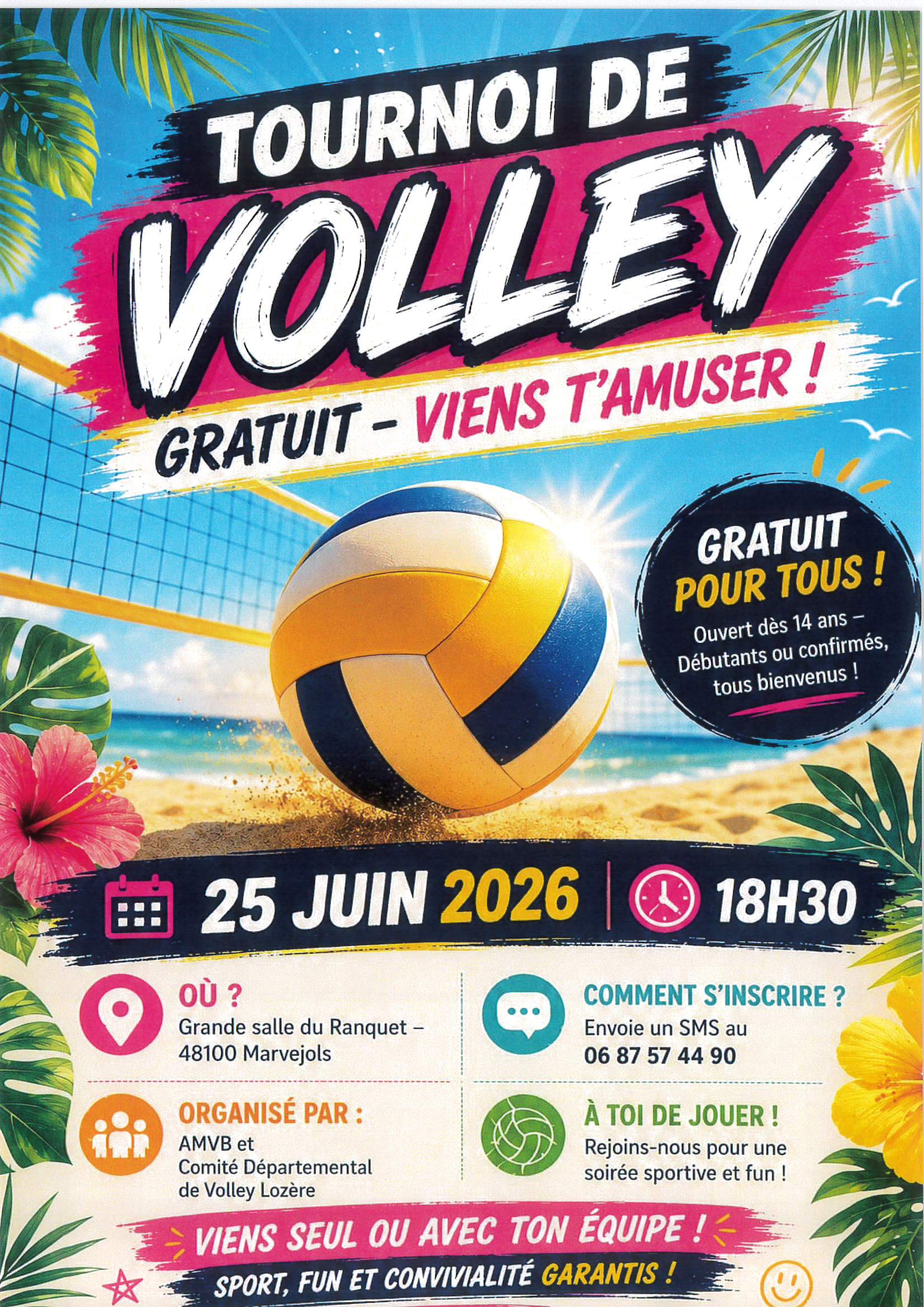TOURNOI DE VOLLEY