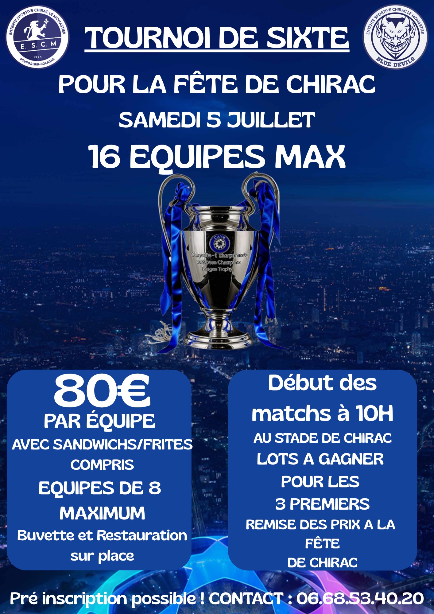 TOURNOI DE SIXTE