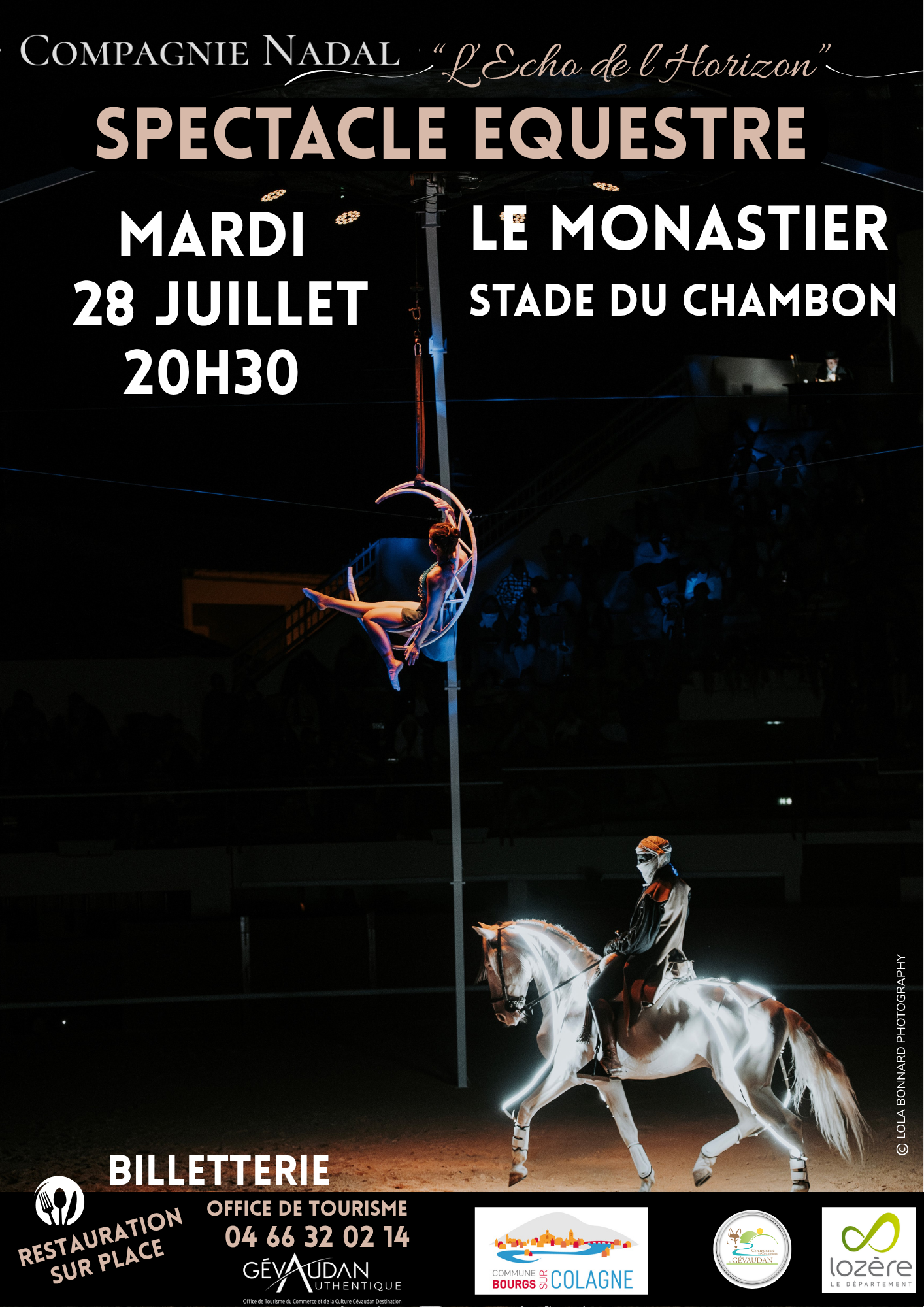 SPECTACLE ÉQUESTRE "L'ÉCHO DE L'HORIZON"