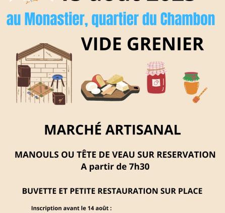 08-15_Vide grenier marché artisanal monastier
