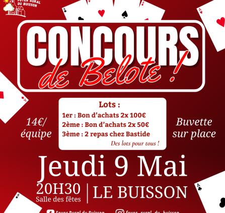 09-05 Concours belote le Buisson