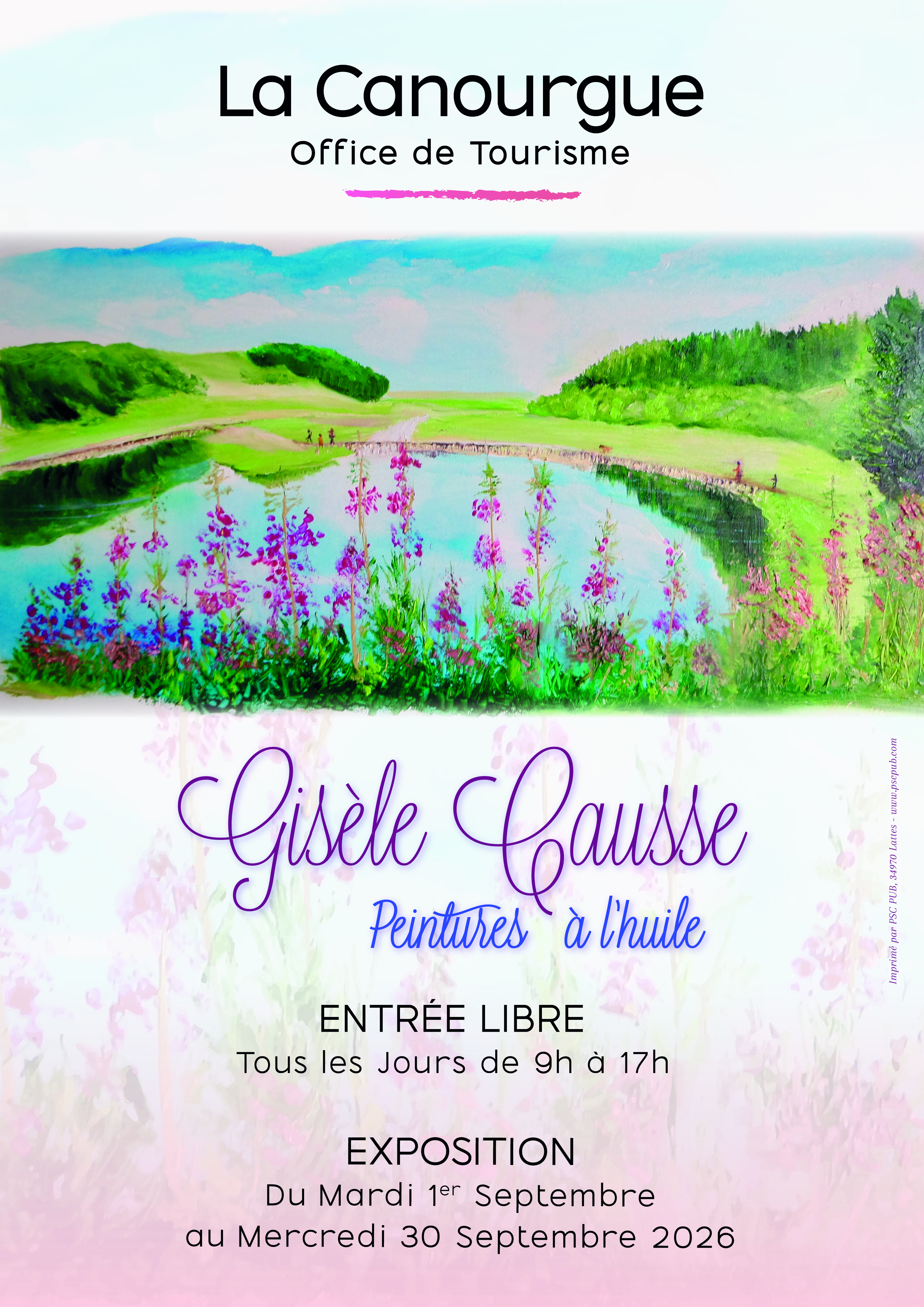 EXPO À L'OFFICE : GISÈLE CAUSSE