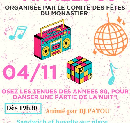 11-04 soirée année 80 Monastier