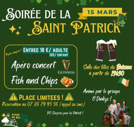 15-03 soirée st patrick le buisson