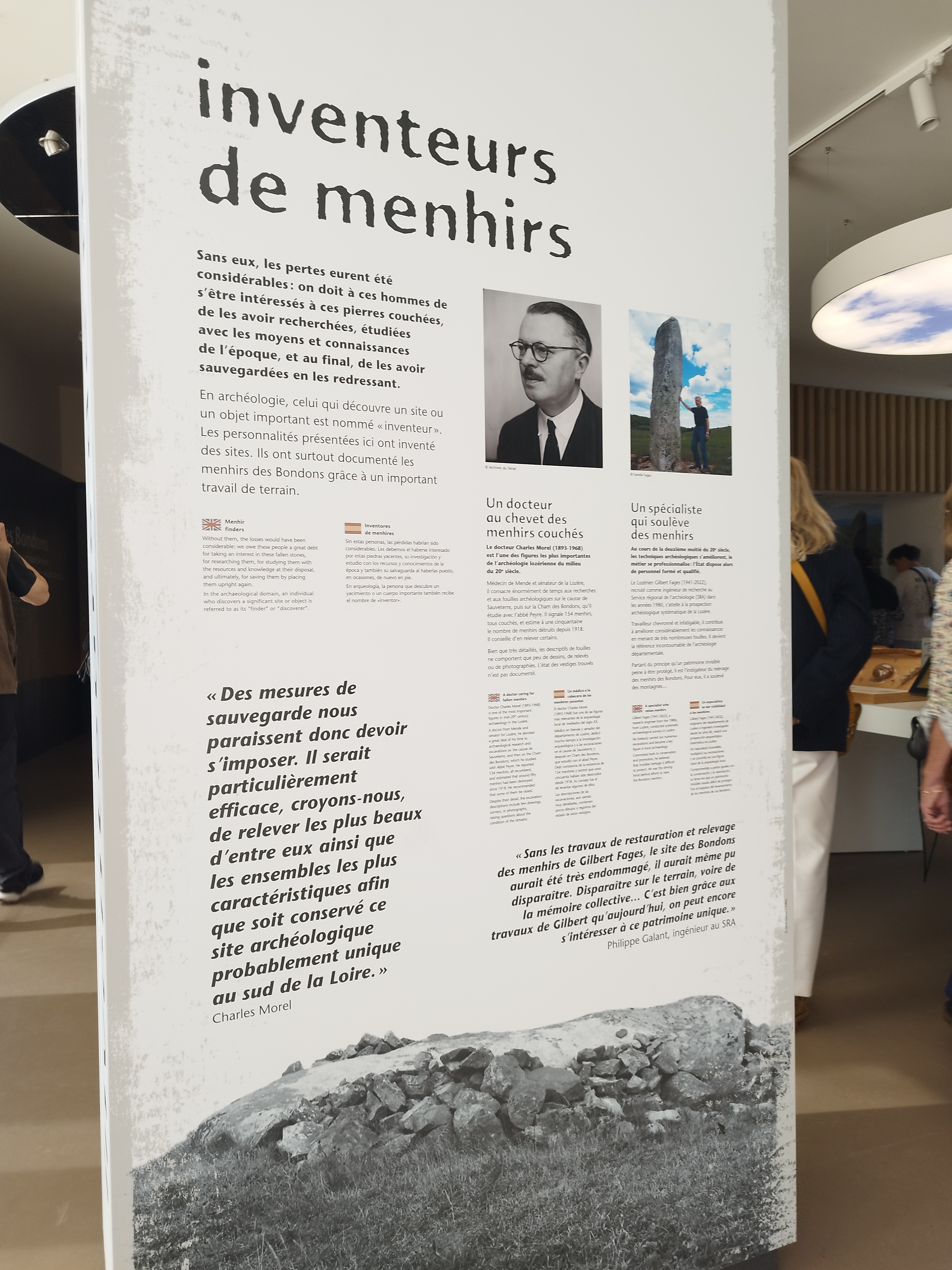 LA MAISON DES MENHIRS DES BONDONS, Les Bondons