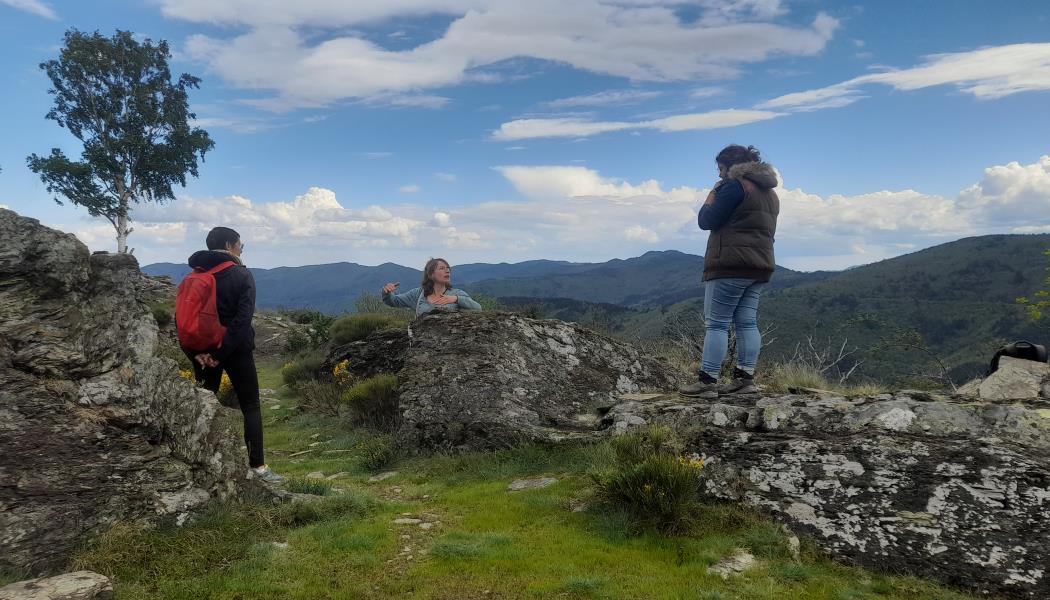Visite de Mariette, sur les hauteurs de Saint Privat