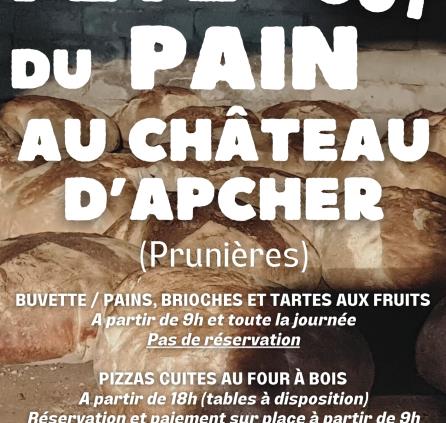 Fête du pain à Apcher