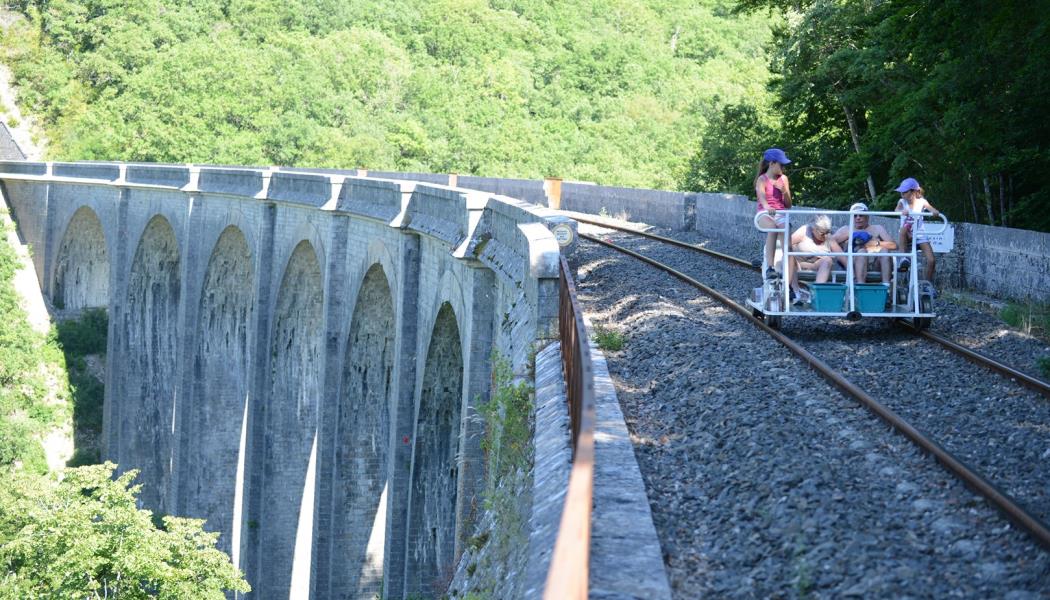 Vélorail et Train Touristique du Larzac