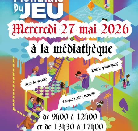27 mai - affiche fête mondiale du jeu 2026