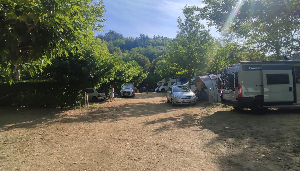 Camping avec accueil camping cars en Cevennes