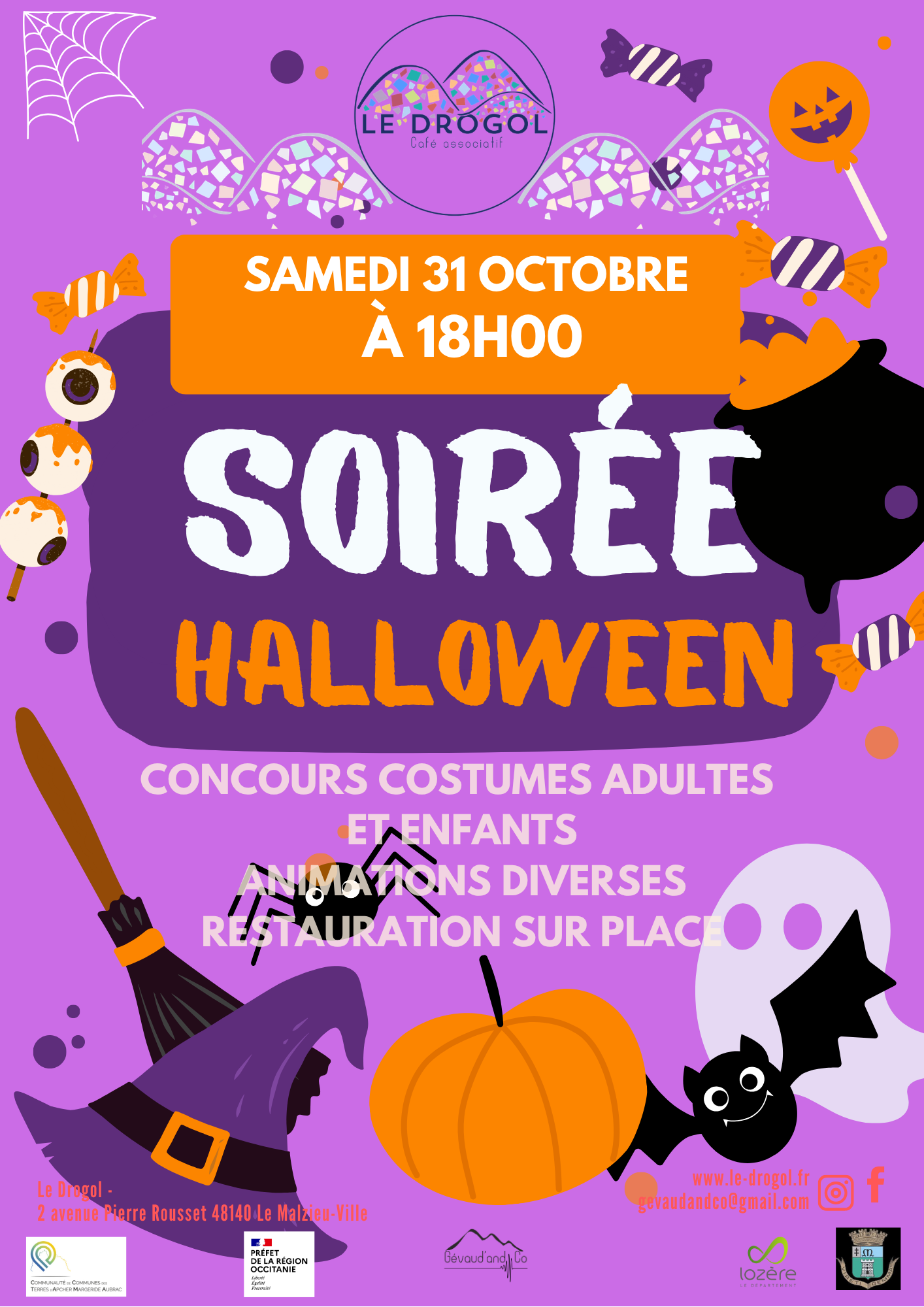 SOIRÉE HALLOWEEN AU DROGOL