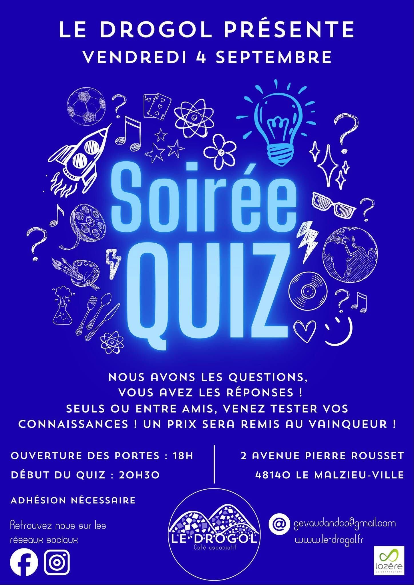 SOIRÉE QUIZ