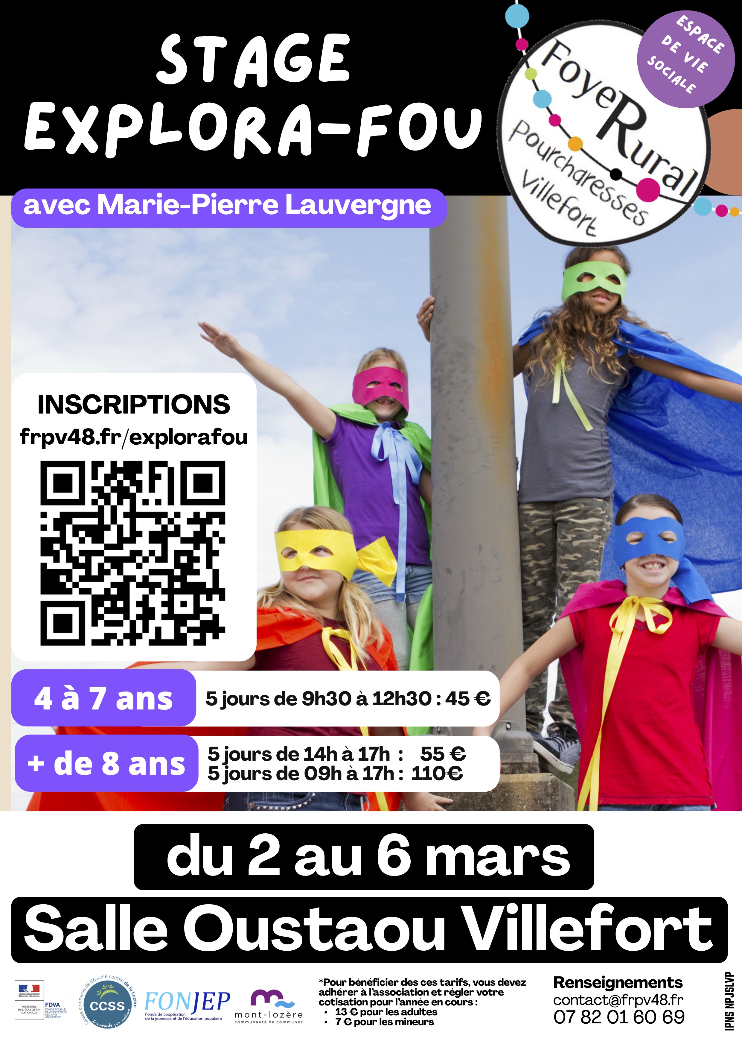 STAGE EXPLORA-FOU, Villefort