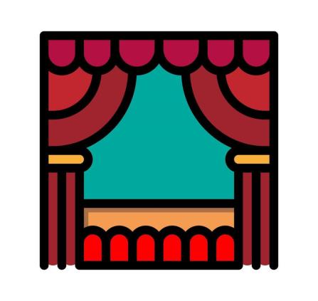 46553494-salle-direct-icone-theatre-chambre-opera-cinema-divertissement-plat-icones-adapte-pour-sites-internet-ui-et-mobile-applications-vectoriel