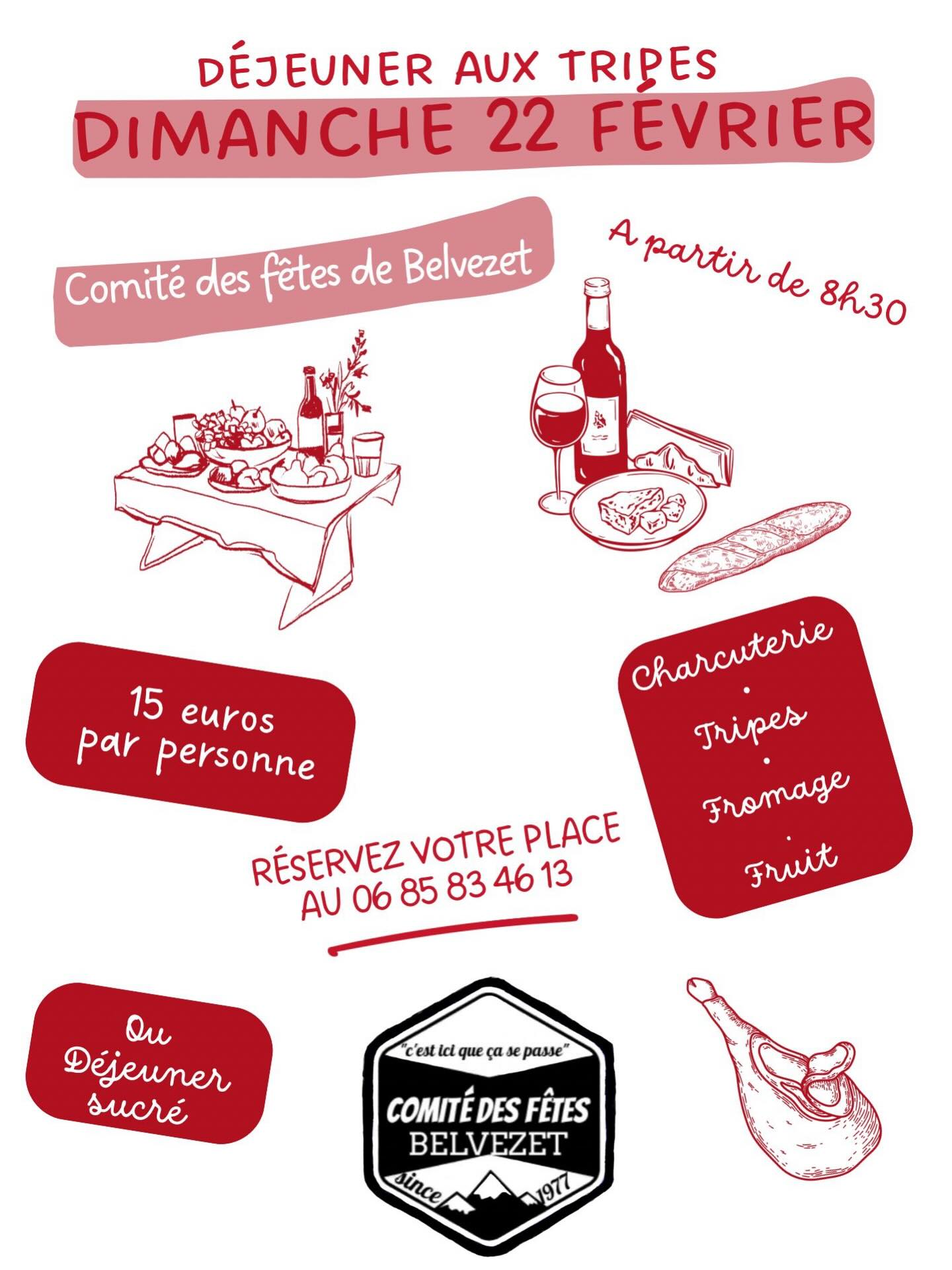 DÉJEUNER AUX TRIPES