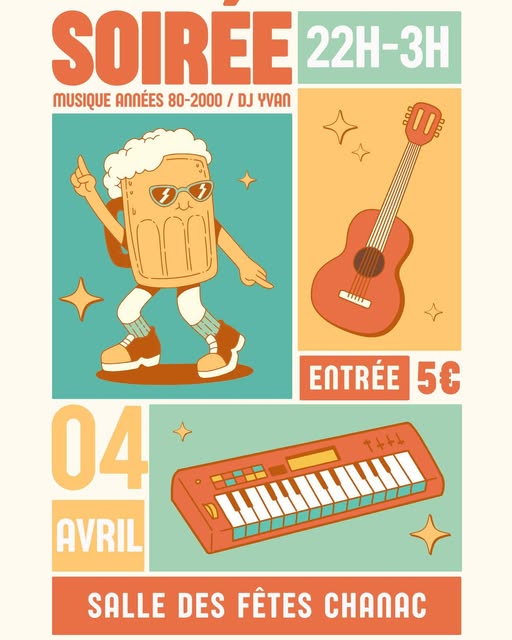 SOIRÉE ANNÉES 80/2000