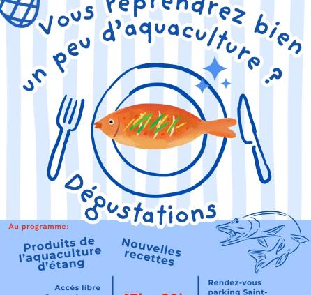 Dégustation à l'aquaculture de la canourgue