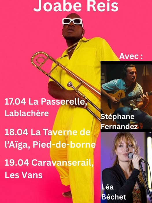 CONCERT JOABE REIS — visuel événement