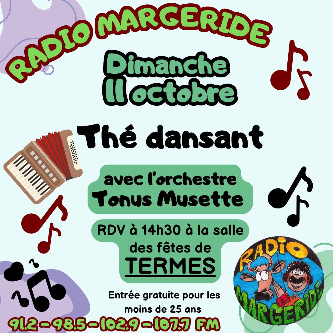 THÉ DANSANT AVEC TONUS MUSETTE
