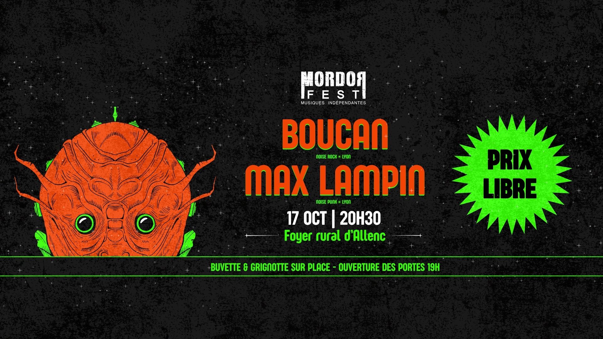 BEFORE #001 DU MORDORFEST - BOUCAN ET MAX LAMPIN EN CONCERT