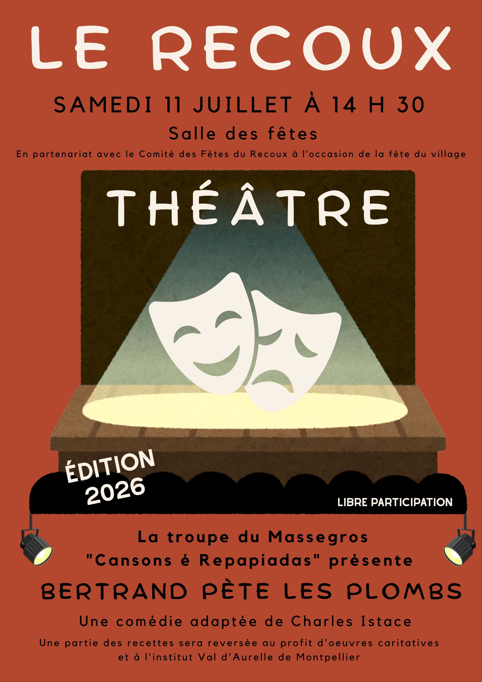 THÉÂTRE "BERTRAND PÈTE LES PLOMBS"