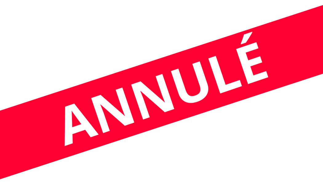 ANNULÉ - 1