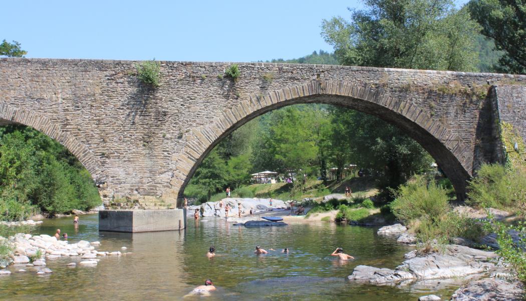 Accès rivière - Pont du Tarn
