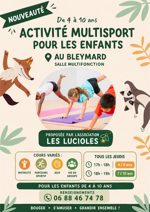 MULTISPORT POUR LES ENFANTS