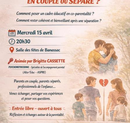 Affiche 3 Conférence parentalité