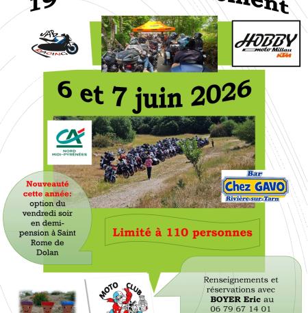 19ème rassemblement du moto club rivierois