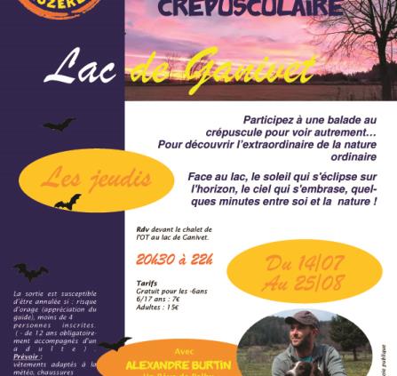 Affiche sortie crepusclaire A.Burtin
