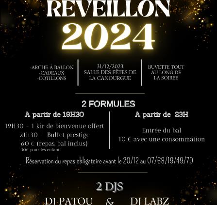 Soirée reveillon 2024