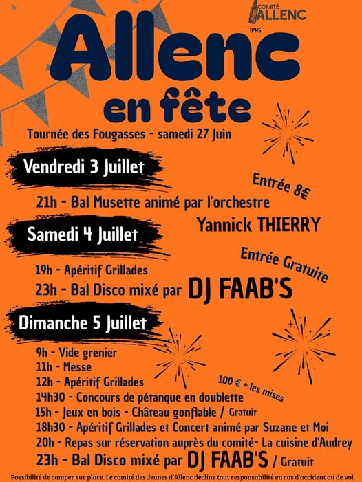 ALLENC EN FÊTE !