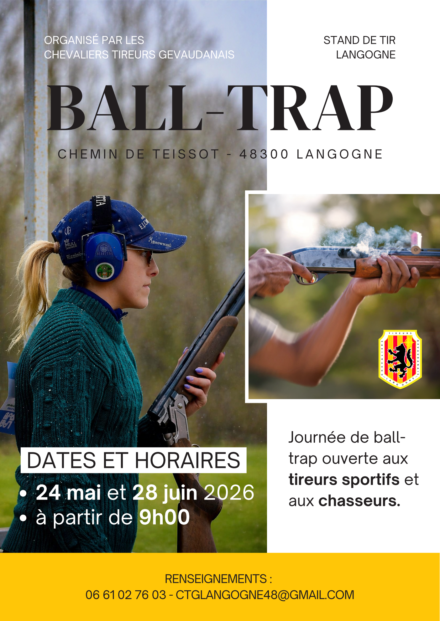 BALL-TRAP — visuel événement