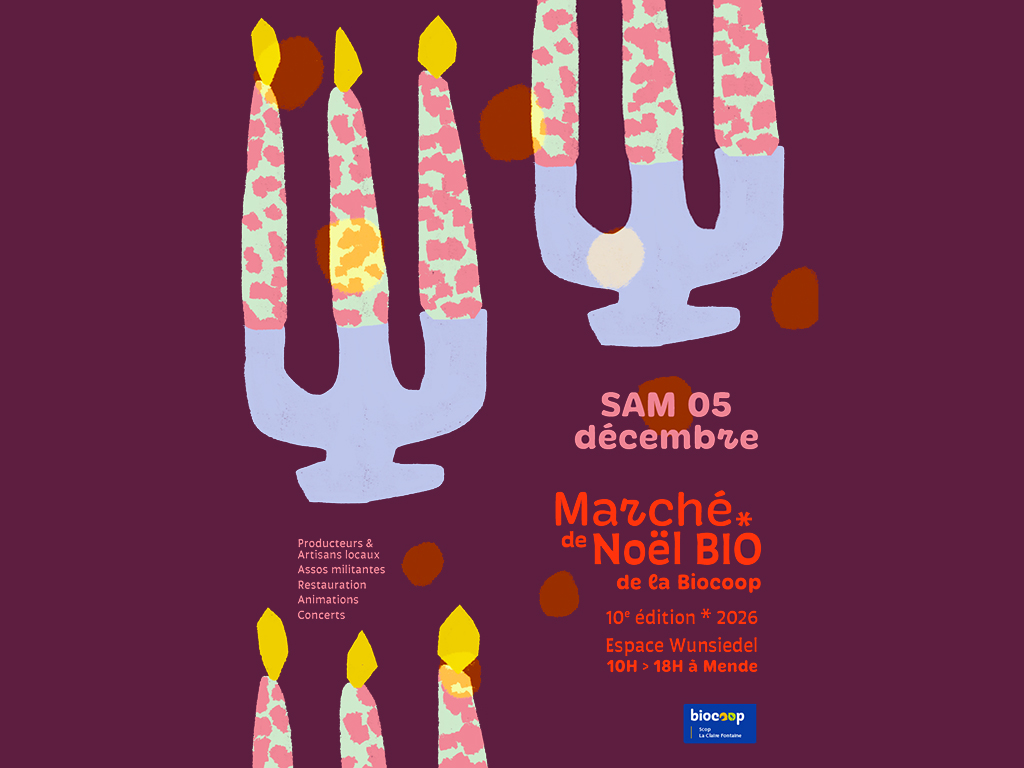 Affiche de 10ÈME MARCHÉ DE NOËL BIO
