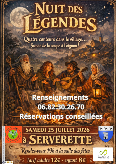 LA NUIT DES LÉGENDES — visuel événement