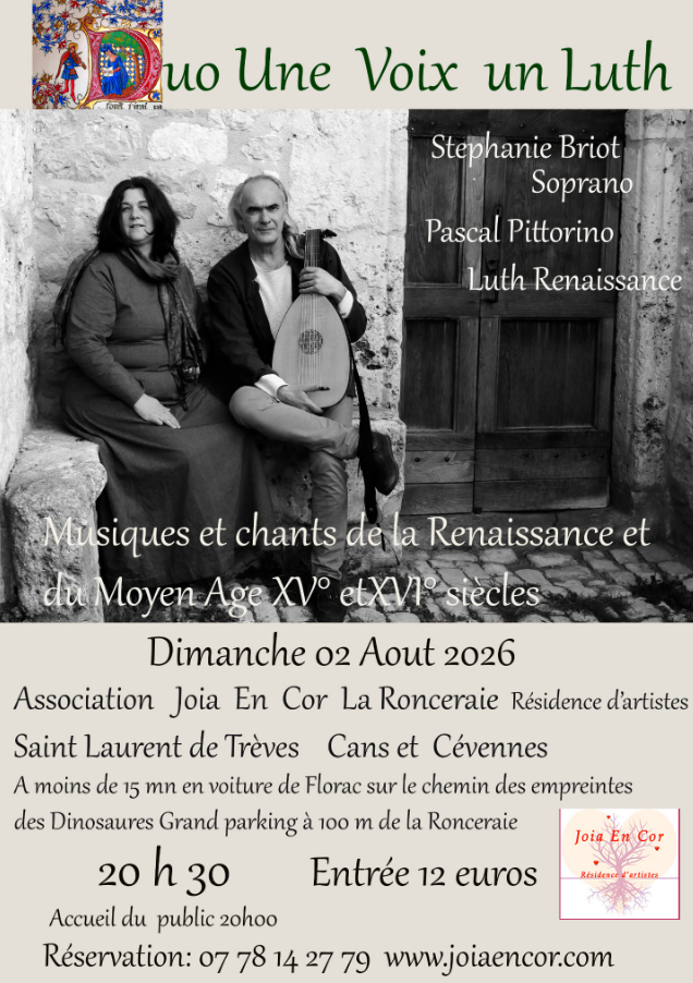SPECTACLE « DUO UNE VOIX UN LUTH »
