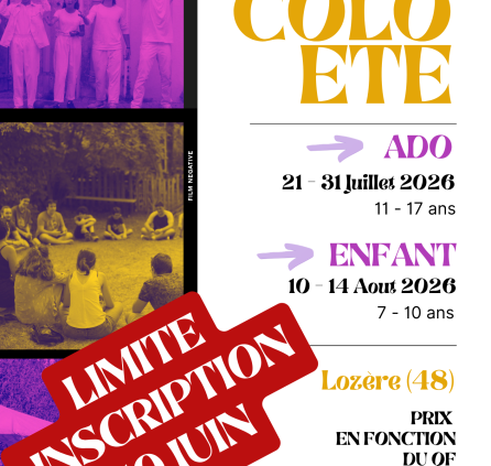 Colo itinérante 2026 - 2