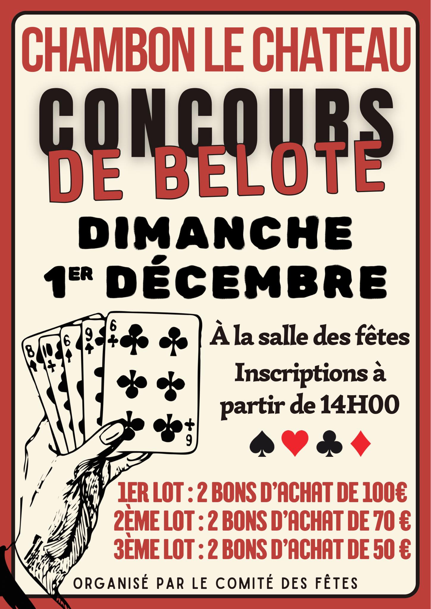 CONCOURS DE BELOTE