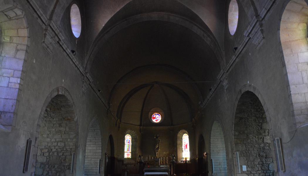 Eglise de Meyrueis - nef 